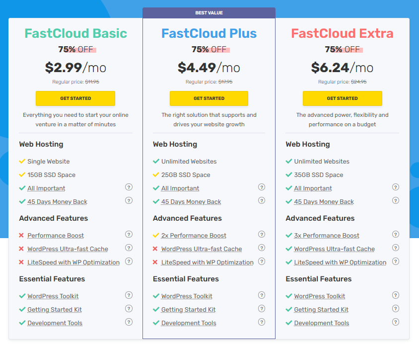 해외 웹호스팅 FastComet 가입