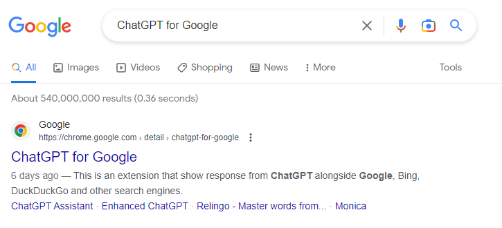  챗 GPT 크롬 확장 프로그램 설치하는 방법 (ChatGPT for Google)