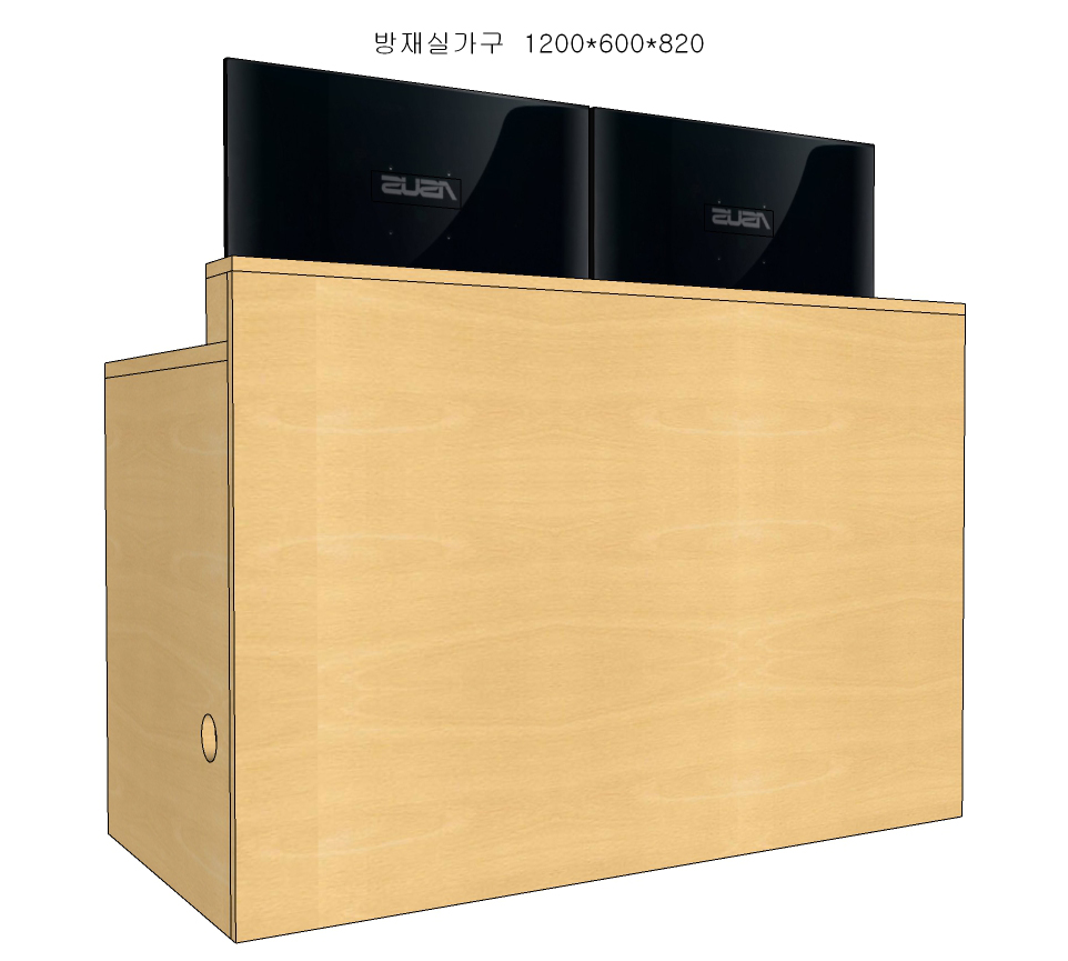 방재실 가구 4200-1800-820, 상황실 가구, 경호실 가구, 광교 오피스텔 16