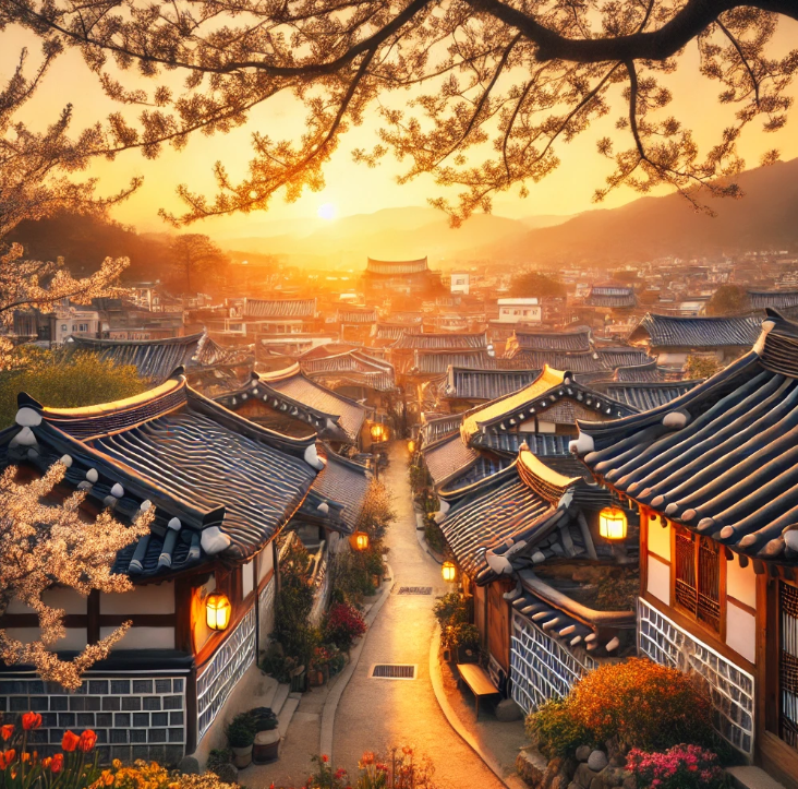 전주 한옥마을 이미지