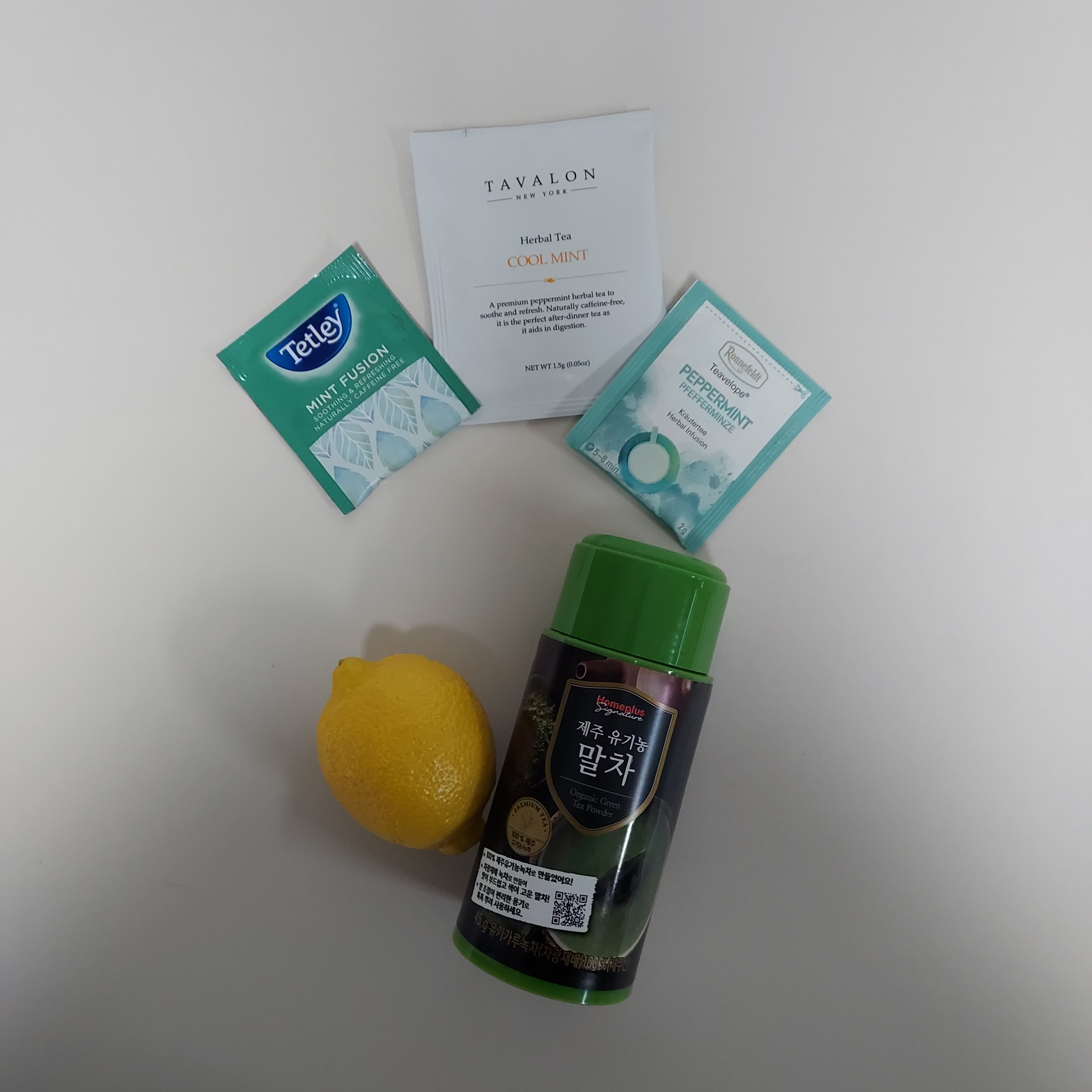 민트 레모네이드 민트 말차 밀크티