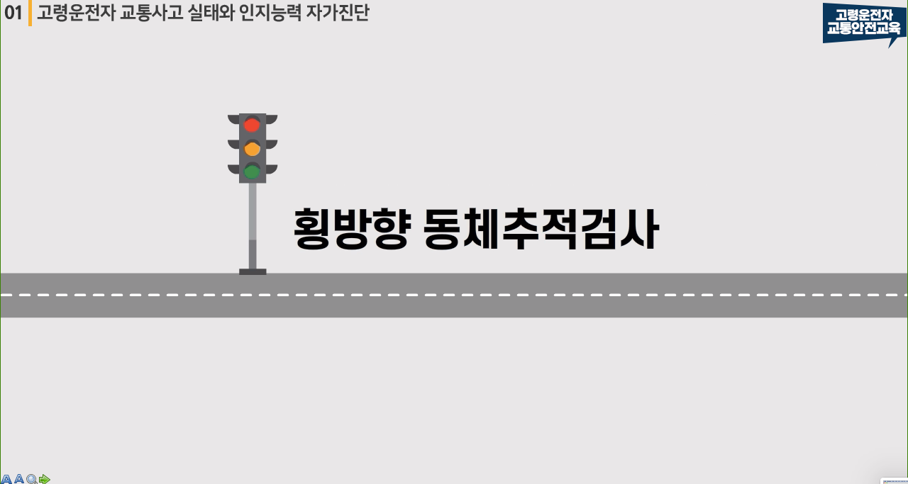 횡방향 동체추적검사