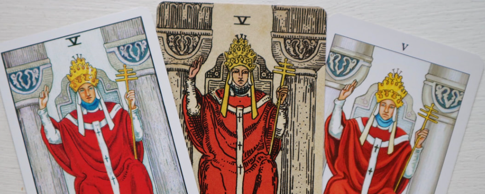 타로카드 해석 5. THE HIEROPHANT 교황 (정/역방향)