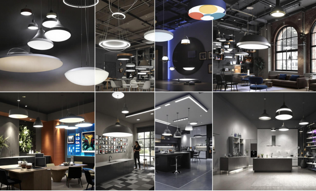 다양한 디자인의 LED 조명