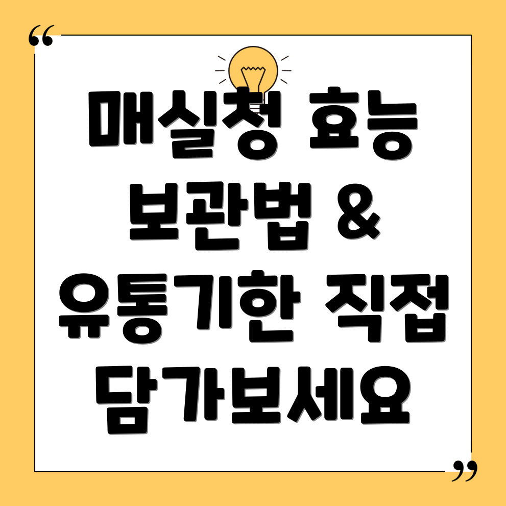 매실청