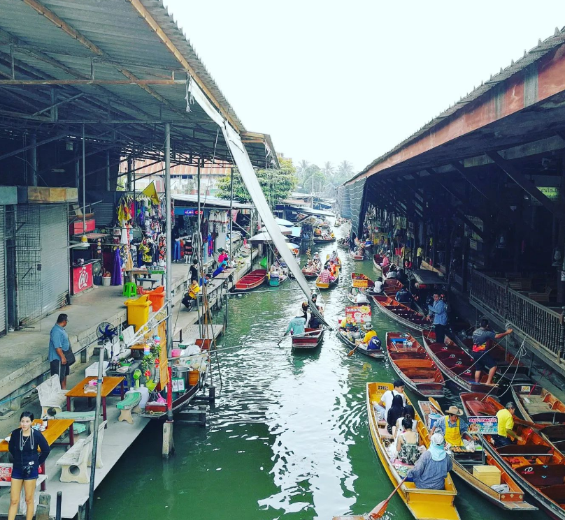 방콕여행 담는사두악 수산시장