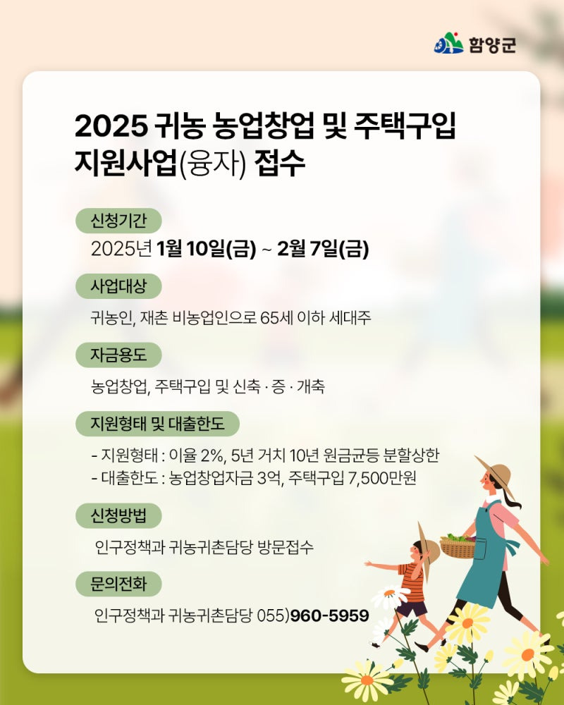 귀농지원금