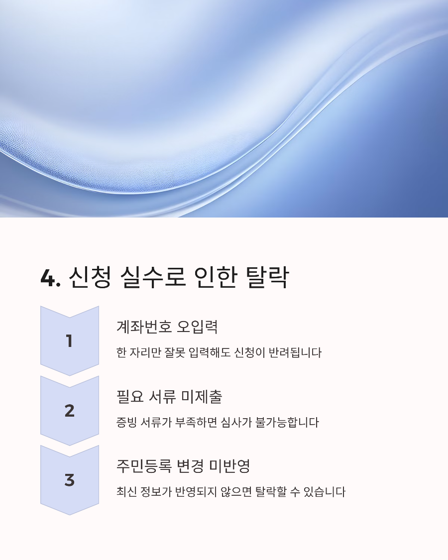 근로장려금 못 받는 숨겨진 이유 5가지! 내가 탈락한 진짜 이유는?