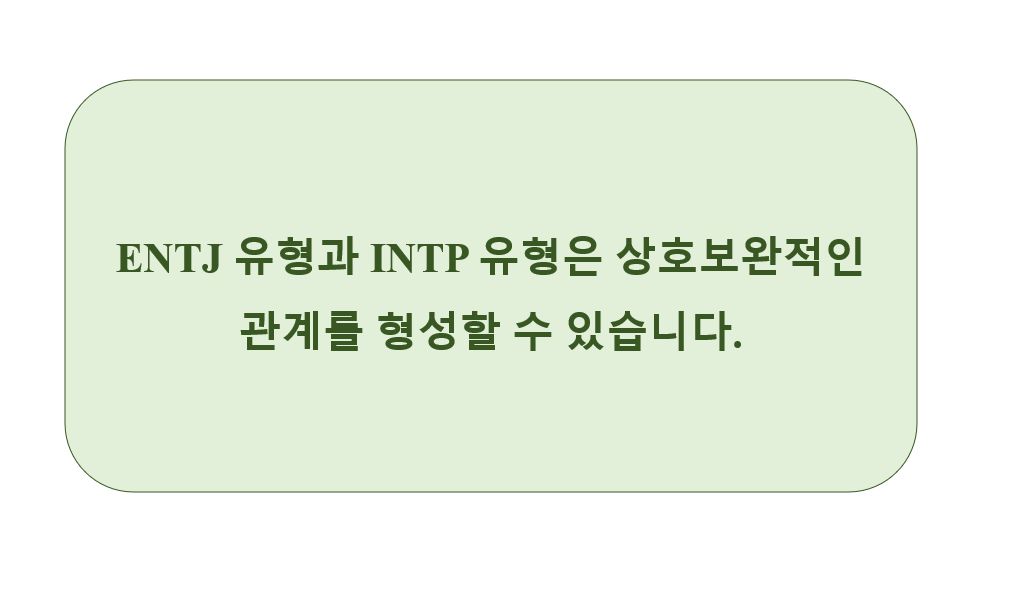 entj 유형과 mbti 궁합이 좋은 유형