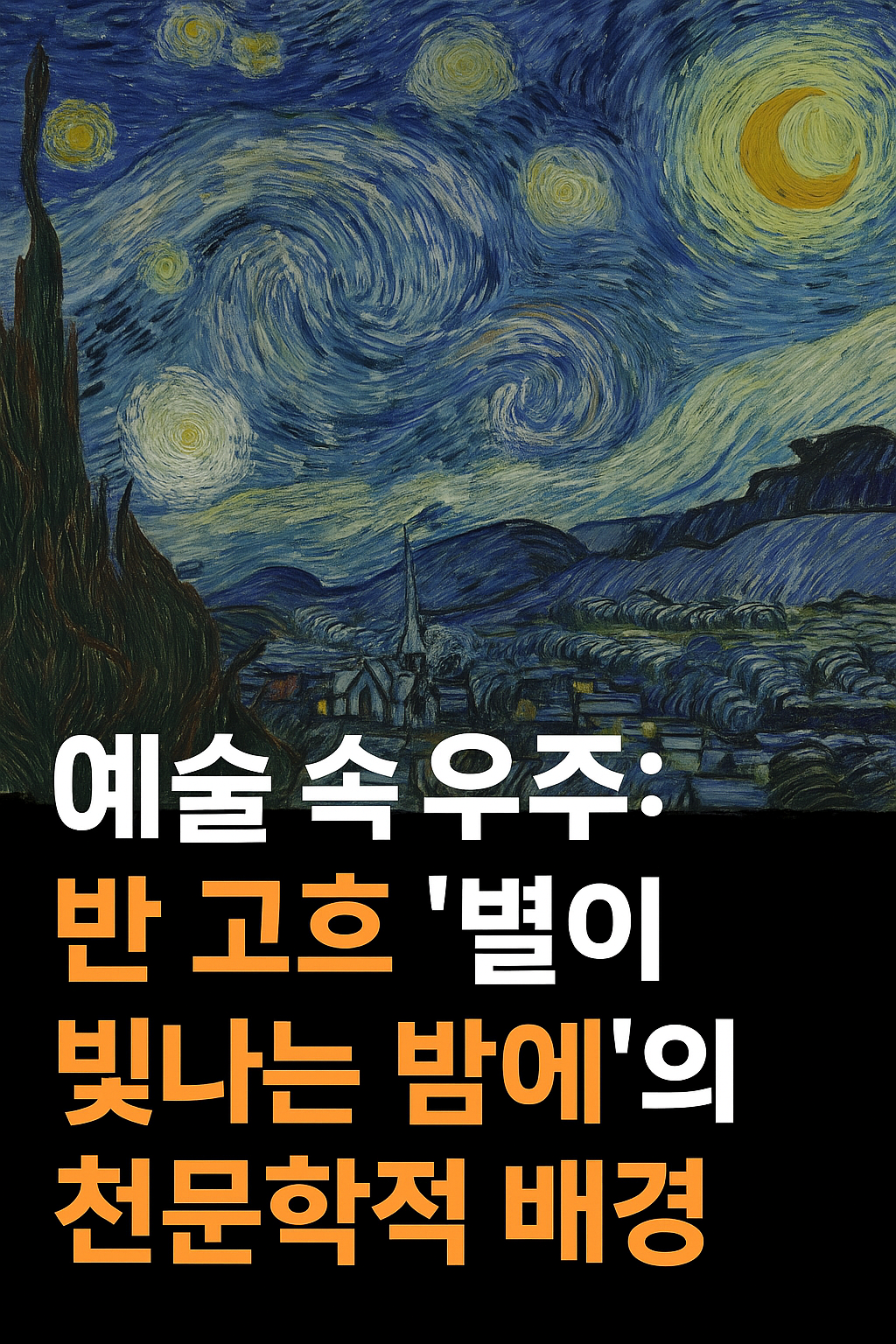 반 고흐 ‘별이 빛나는 밤에’의 천문학적 배경