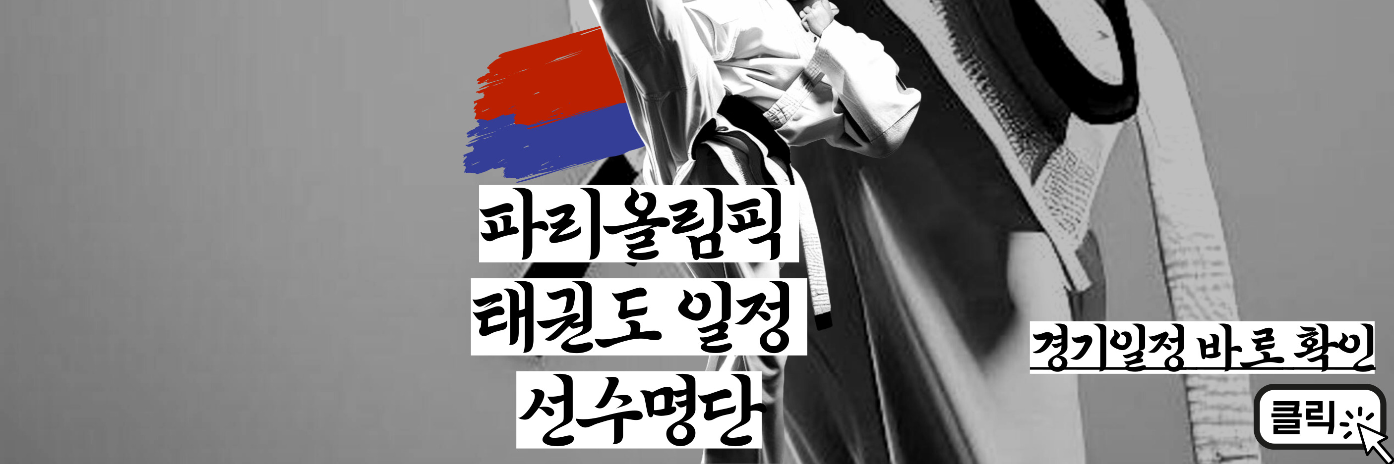 파리올림픽 태권도 국가대표