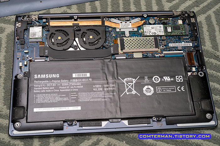삼성 아티브북9 플러스 NT940X3G-K64 메인보드 배터리