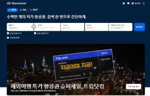 스카이스캐너-홈페이지