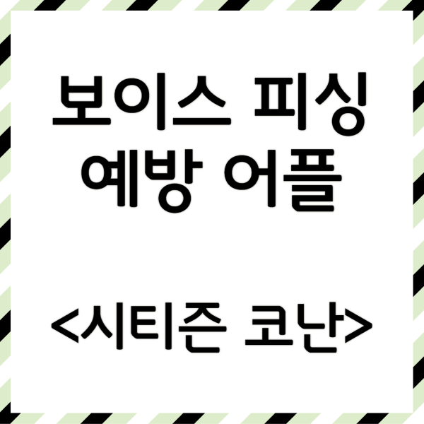 시티즌 코난 - 악성앱 탐지, 보이스 피싱 방지 어플 (ft. 피싱아이즈)