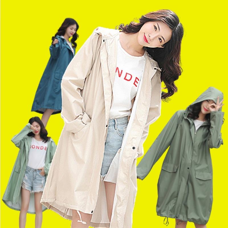 여성 레인코트 성인 여자 우비 여성 비옷