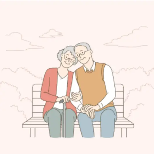 퇴직 후 생활하는 부부