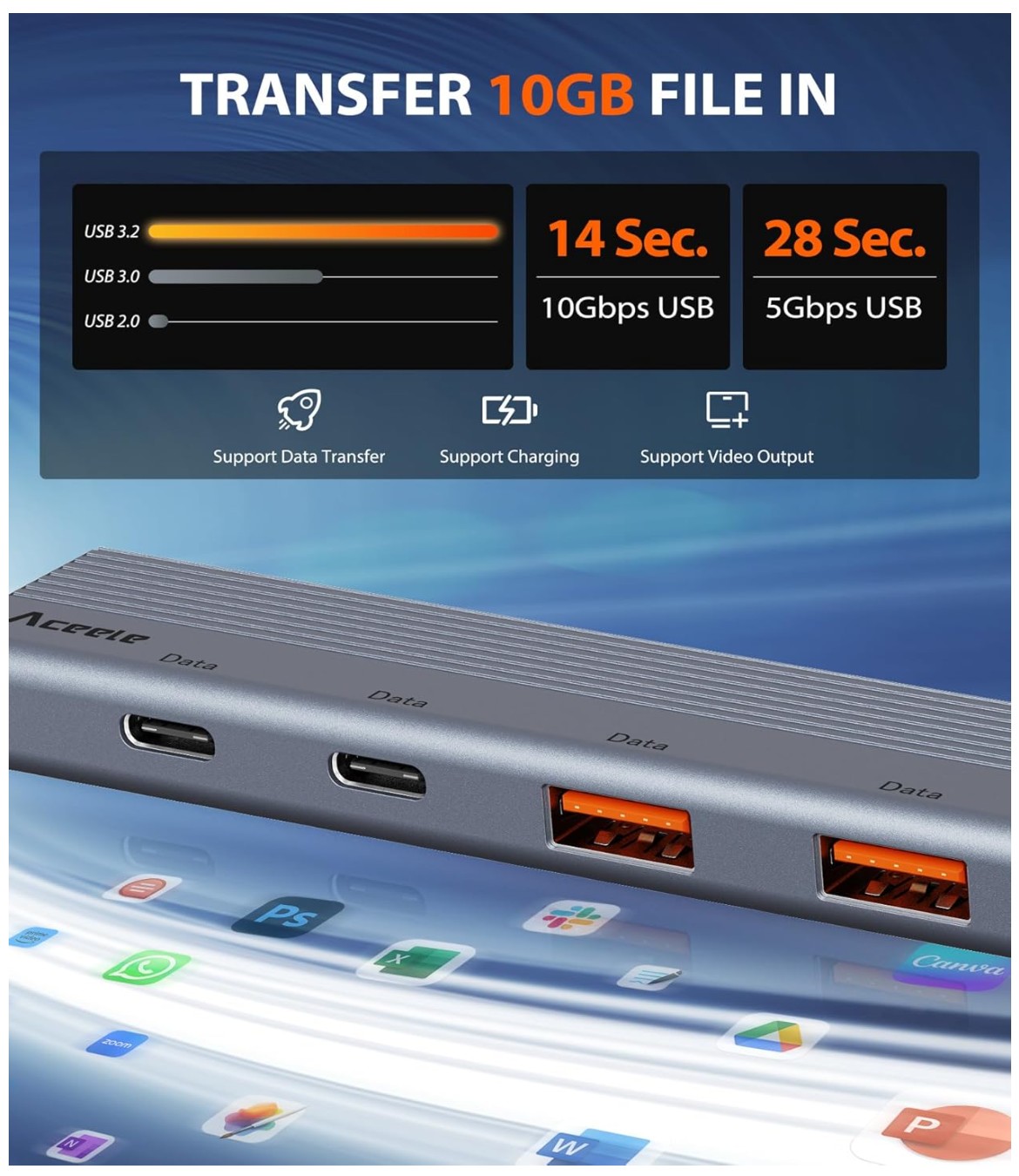 노트북 포트 부족 해결템! Aceele USB C 허브를 사야할 이유!