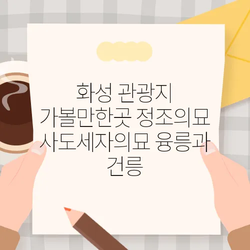 화성 관광지 가볼만한곳 정조의묘 사도세자의묘 융릉과 건릉