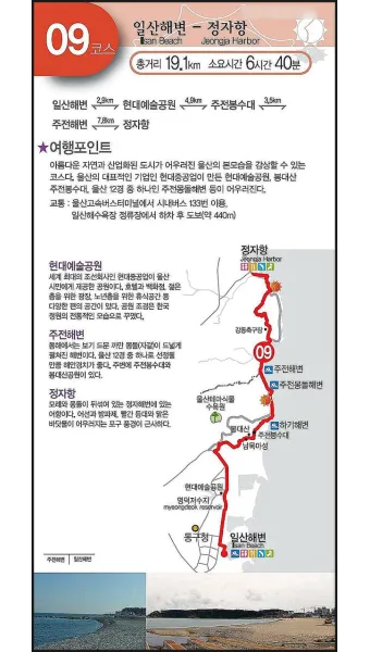 해파랑길 지도 한눈에 보기 해파랑길 1코스 2코스 포토스팟 주의사항 총정리_21