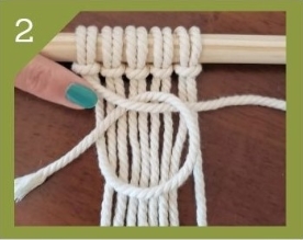 마크라메 기본매듭