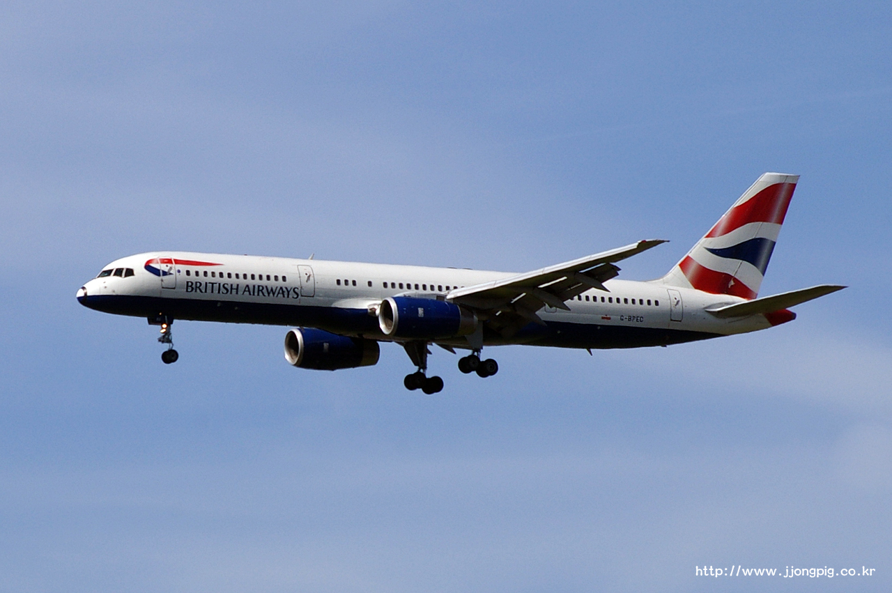 영국 항공 British Airways BA BAW G-BPEC Boeing 757-200 LHR EGLL