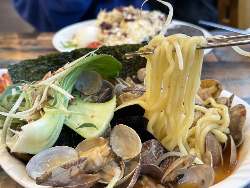 조개탕면