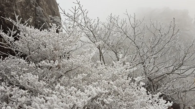 합천 가야산 설경