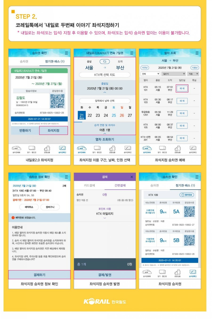 가격, 연령 제한 등 총정리! 2020 하계내일로 여행코스, 9