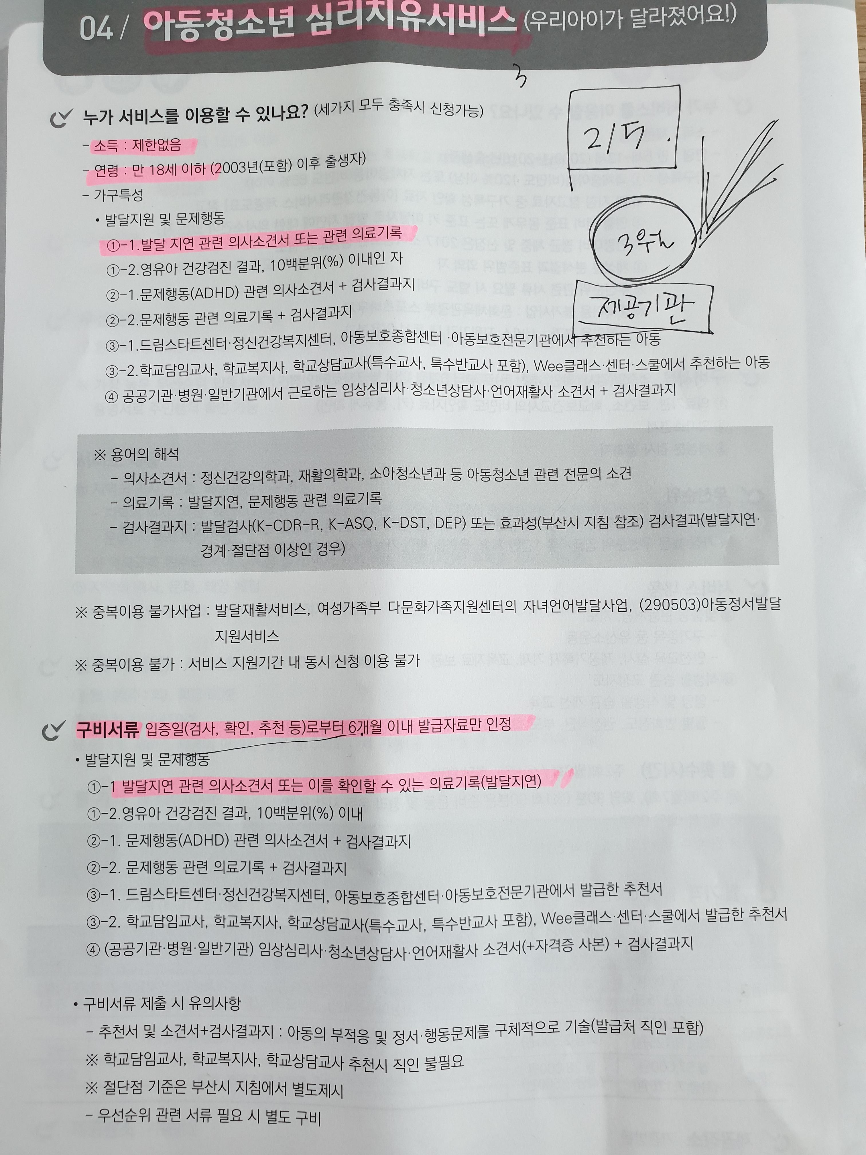 43개월 언어 발달 시험(MacArthur Bates 시험), 언어 평가 비용, 언어 치료, 심리 치료, 실제 보험 청구 요약 7