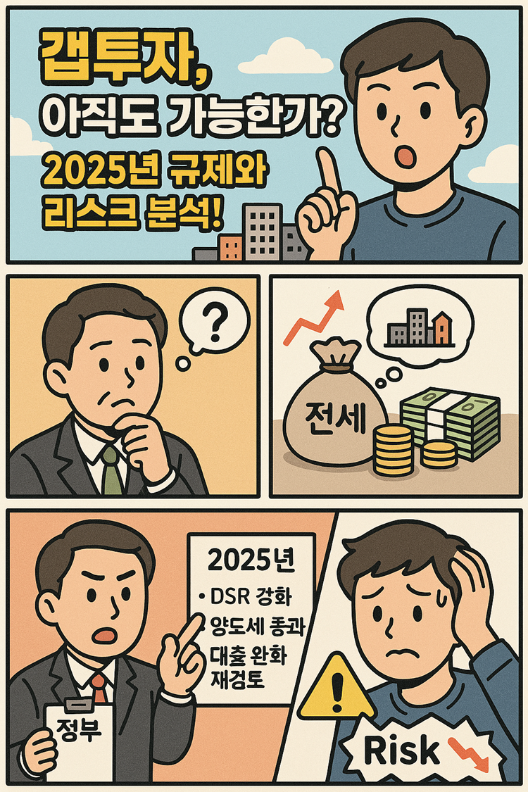 갭투자, 아직도 가능한가? 2025년 규제와 리스크 분석