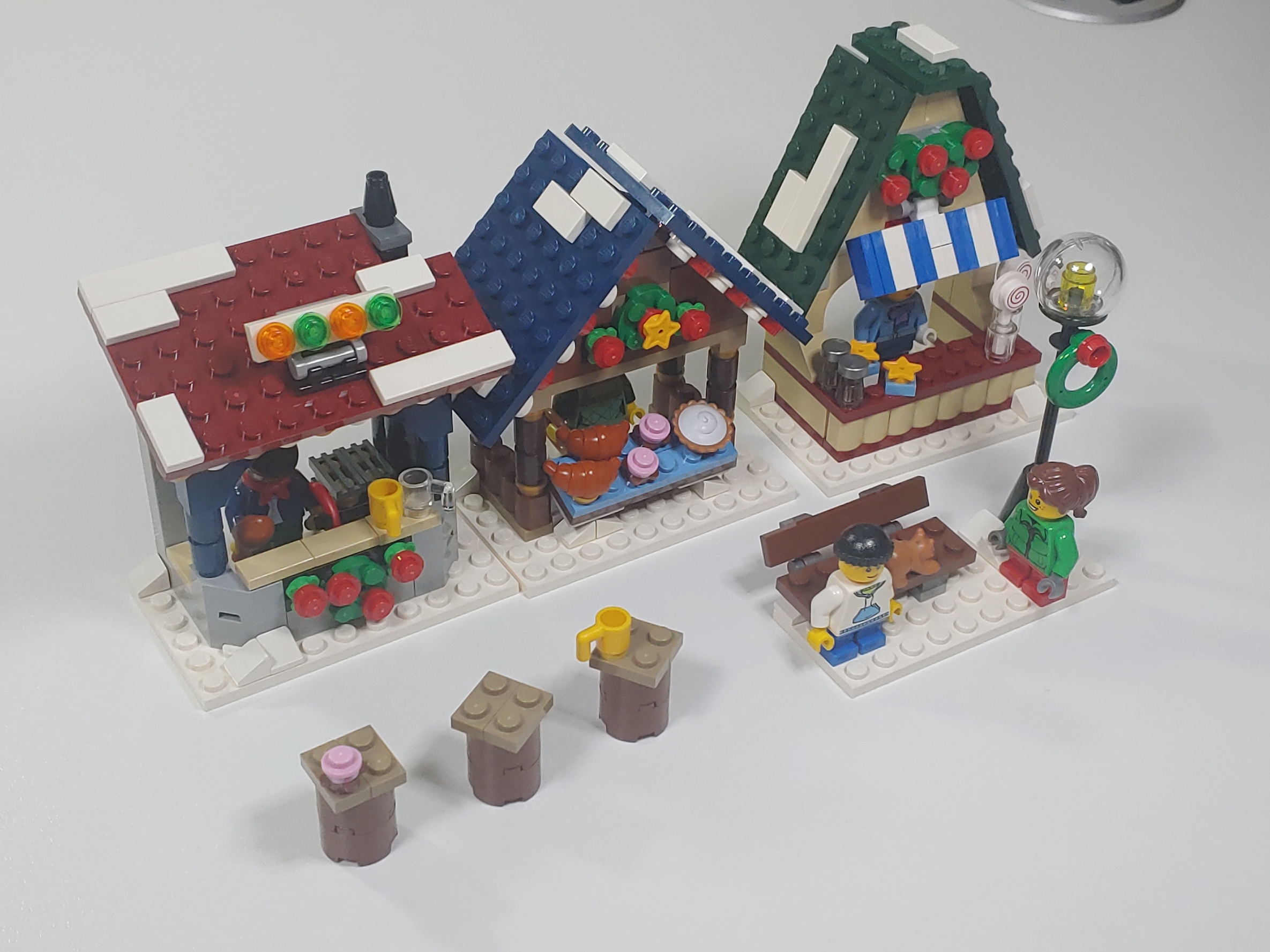 10235 눈 덮인 마을 축제 - 작은 건물들 완성