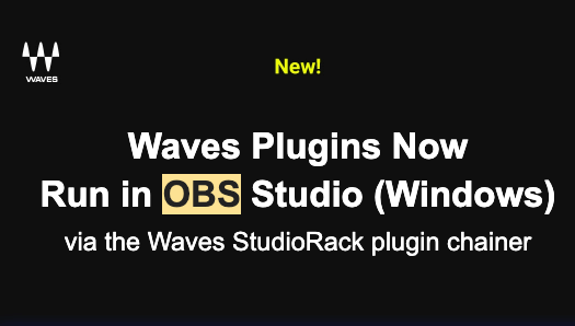 waves plugin support OBS news