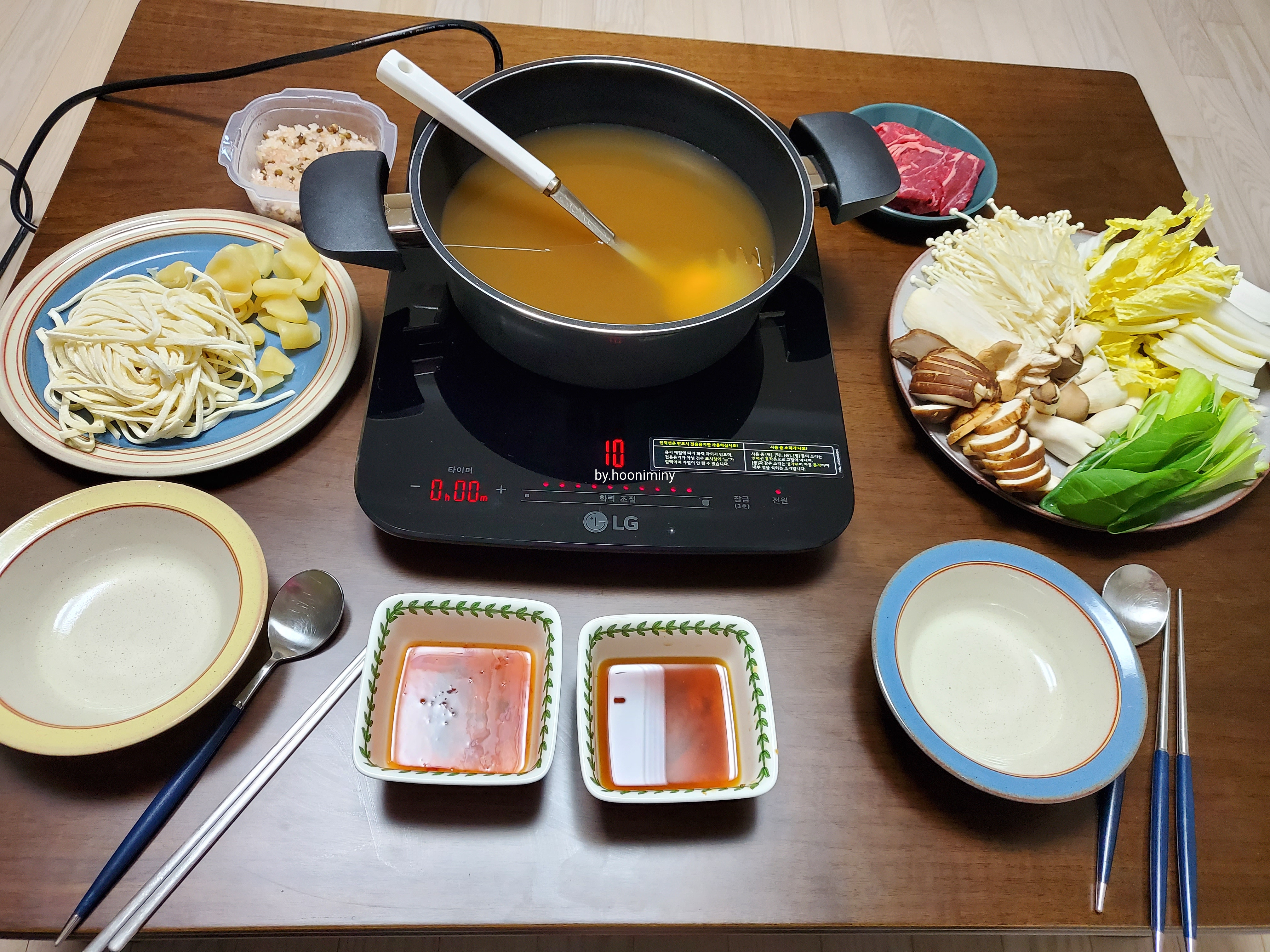  바른식 밀키트_ 바른일식 '모둠버섯 소고기 샤브샤브' 밀키트 추천후기