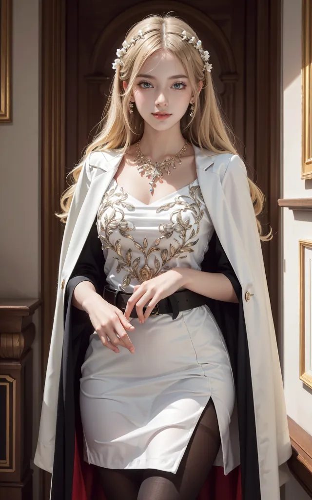 AI 반실사 럭셔리 의상 공주 여왕 컨셉 이미지