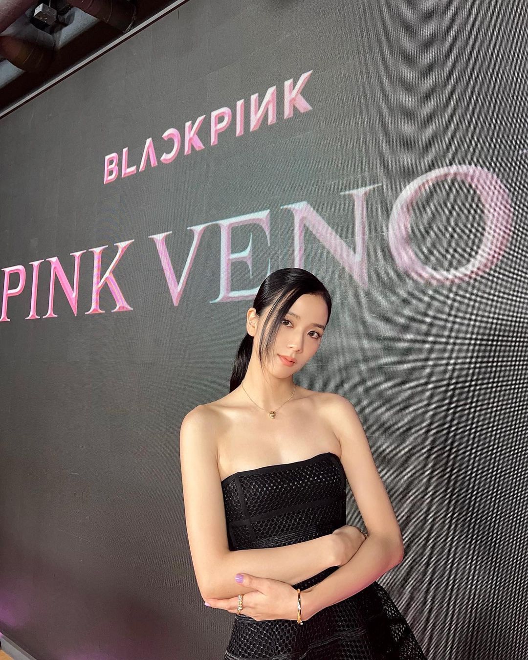  블랙베리 지수 Pink Venom 프로모션 드레스 사진 인스타그램 업데이트