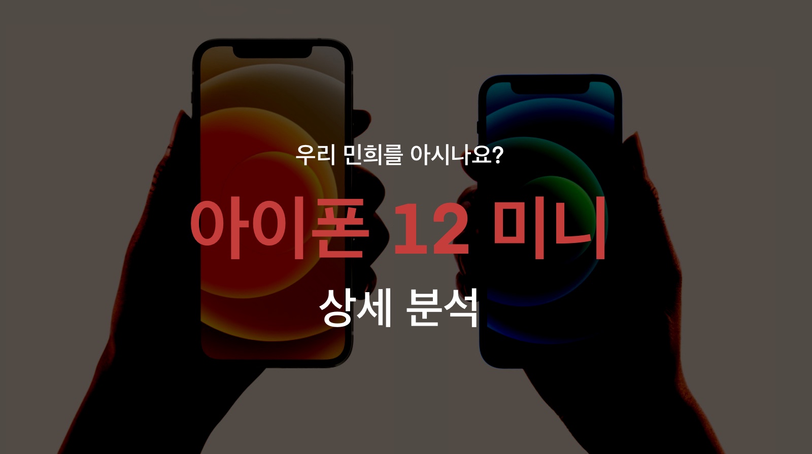  아이폰 12 미니 상세 분석