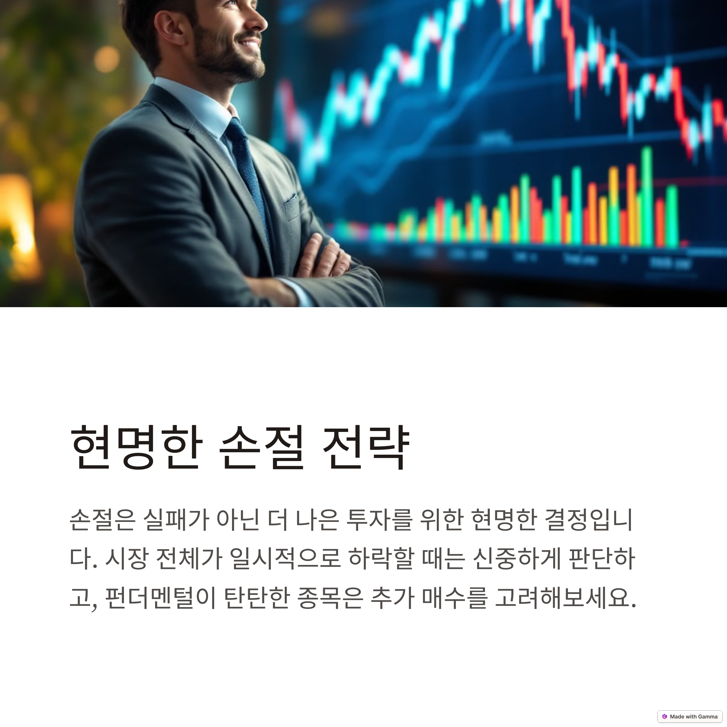 손절은 실패가 아닙니다