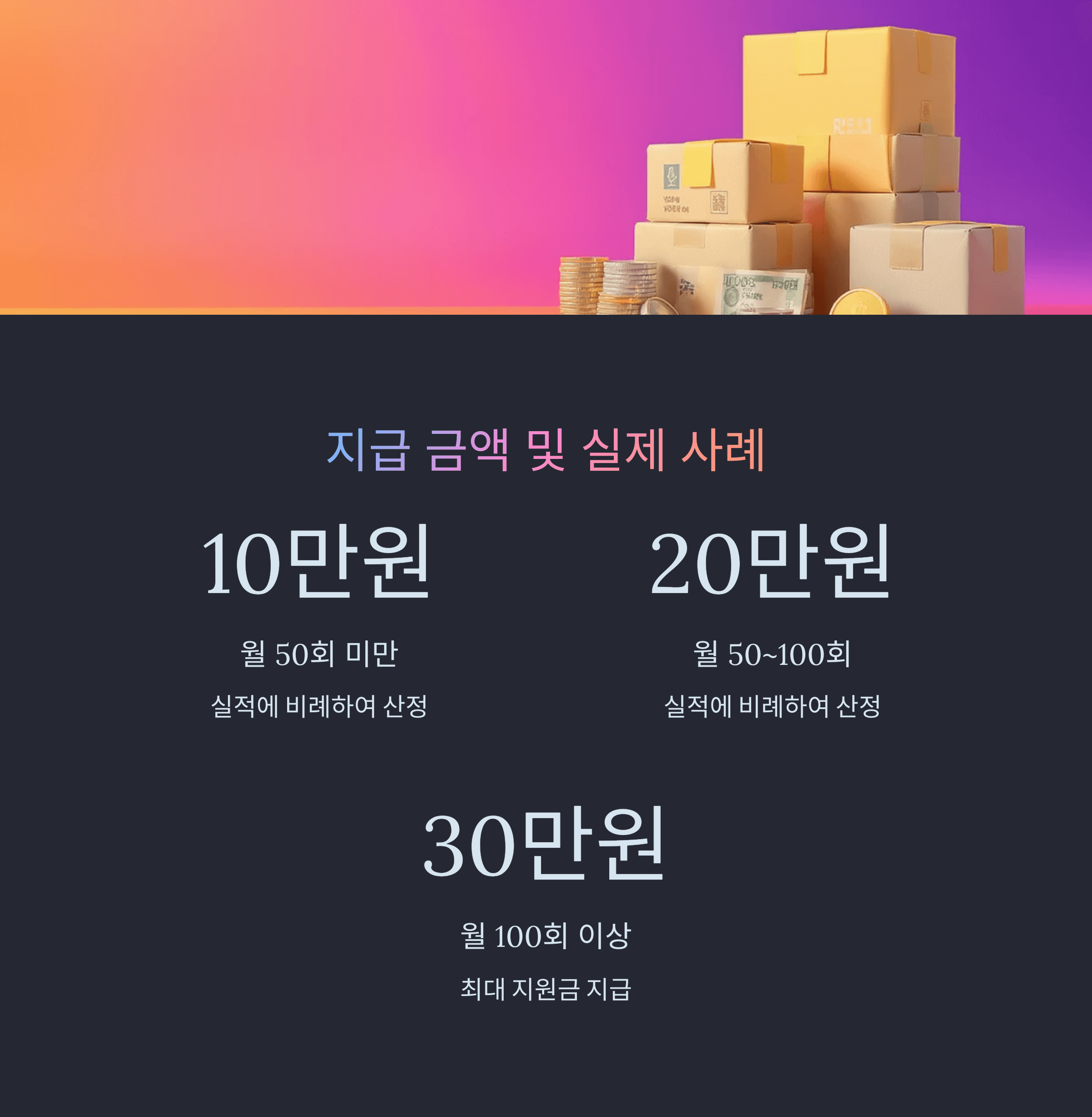 소상공인 택배비 지원 신청부터 입금