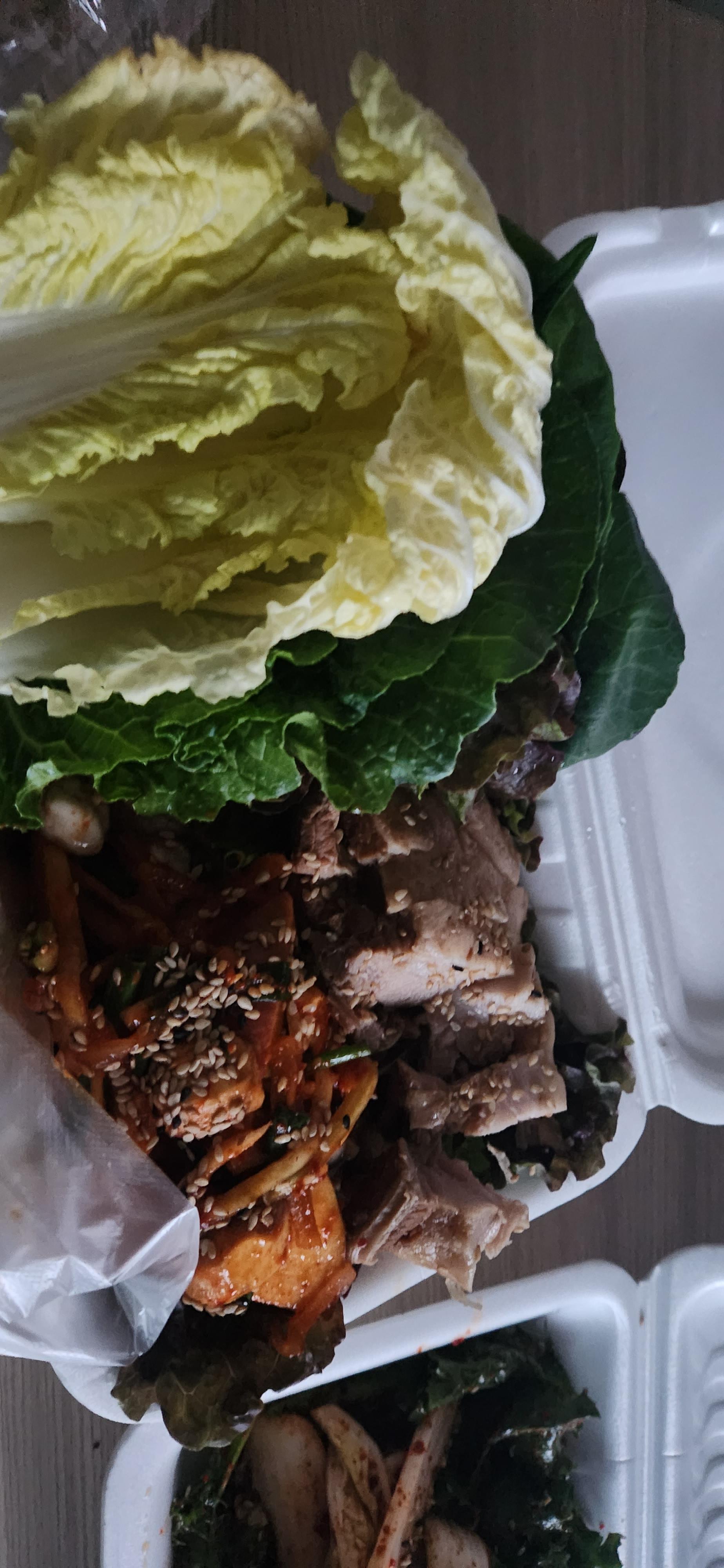  군산 오식도동 왕대박소머리국밥 보쌈정식(1인)배달후기