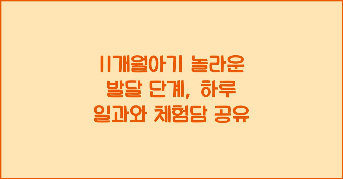 11개월아기
