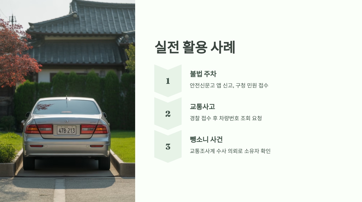 차량번호 소유자 조회 방법