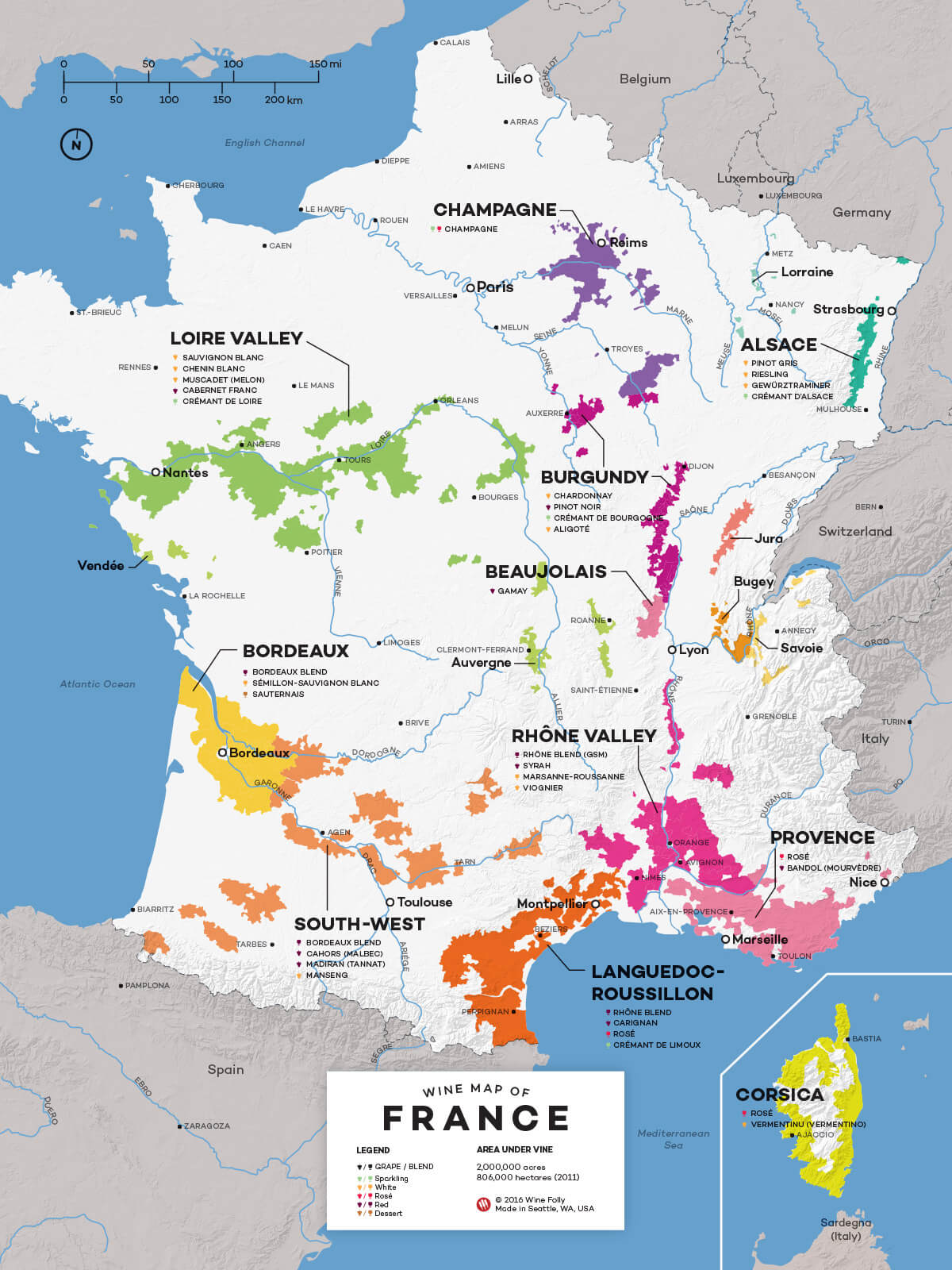 France wine map