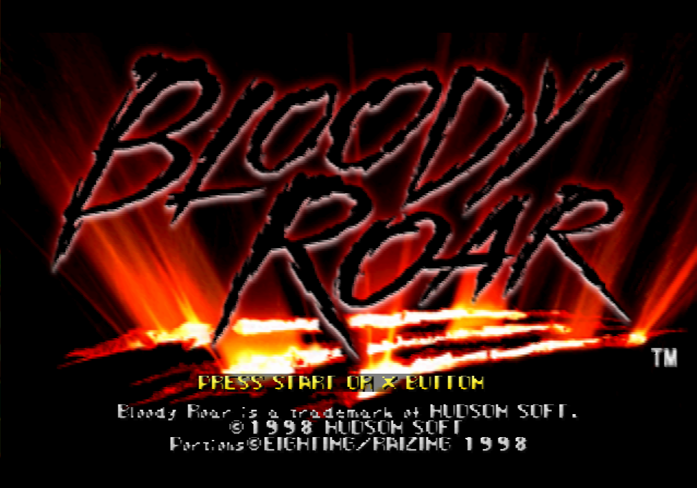  허드슨 (Hudson) - 블러디 로어 북미판 Bloody Roar USA (플레이 스테이션 - PS1)