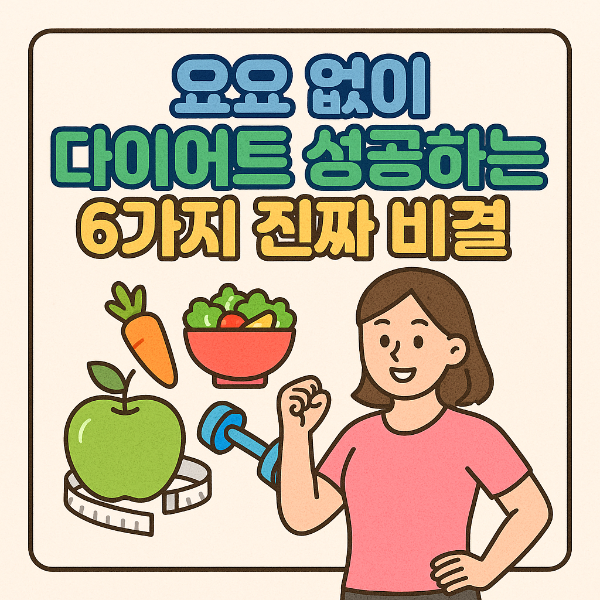 요요 없이 다이어트 성공하는 6가지 진짜 비결