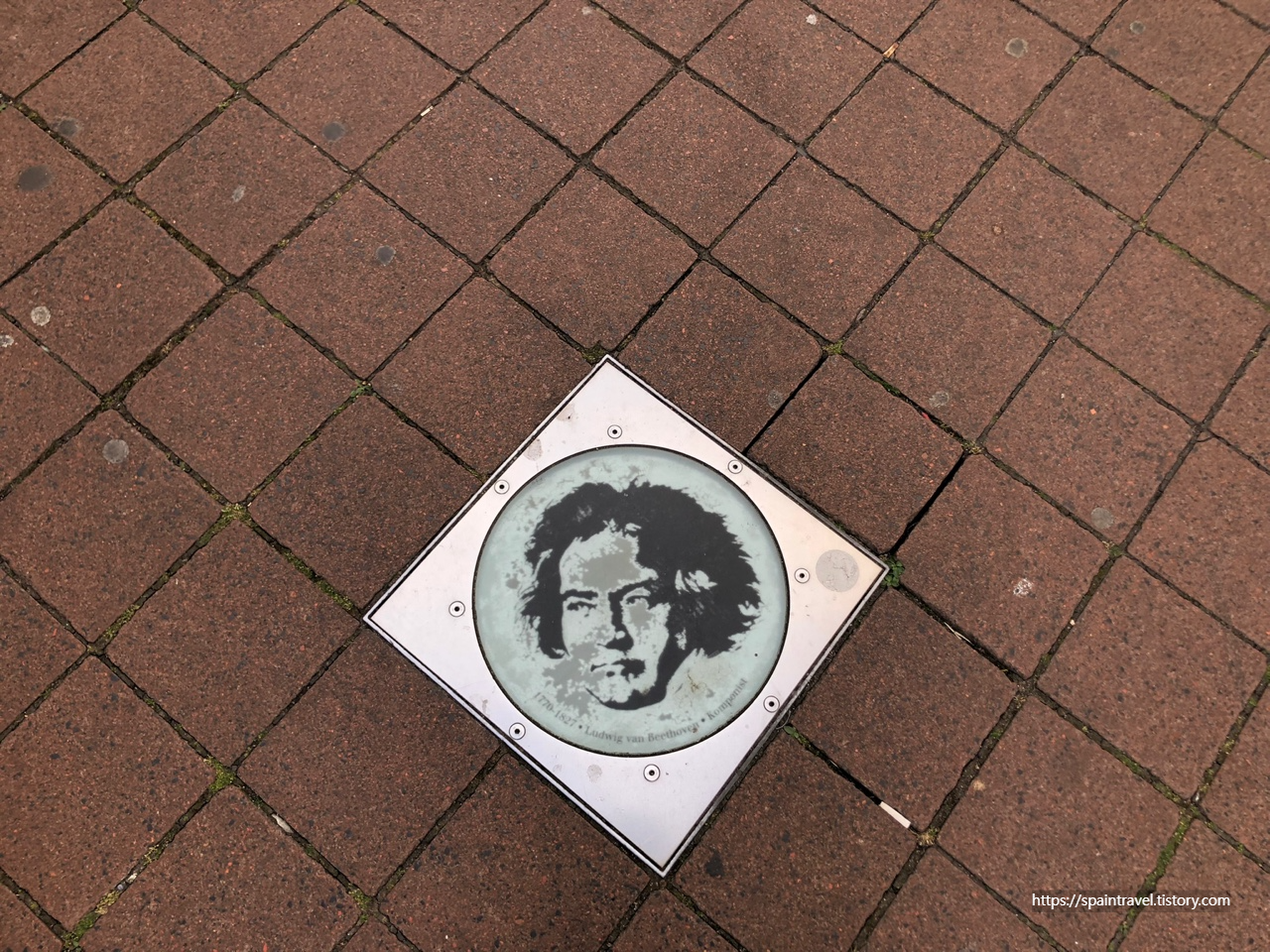거리 바닥에서 발견한 베토벤