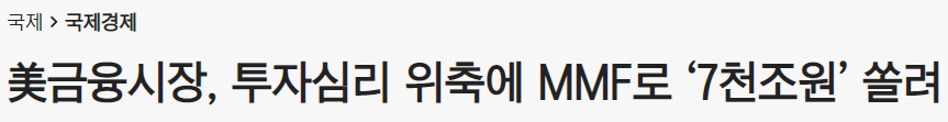 MMF관련 기사타이틀