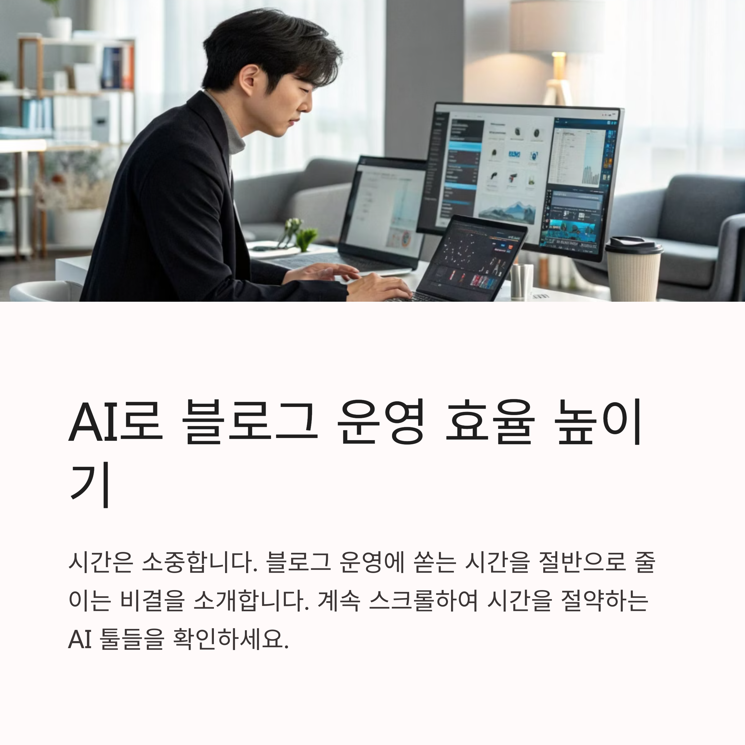 블로거를 위한 AI 자동화 툴 추천 모음