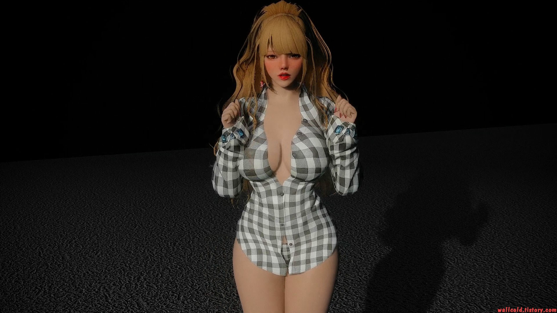 스카이림 의상 - 캐쥬얼 의상 cocco ms shirt clothes skyrim mod 001