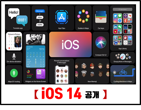  애플 ios 14 공개 출시일