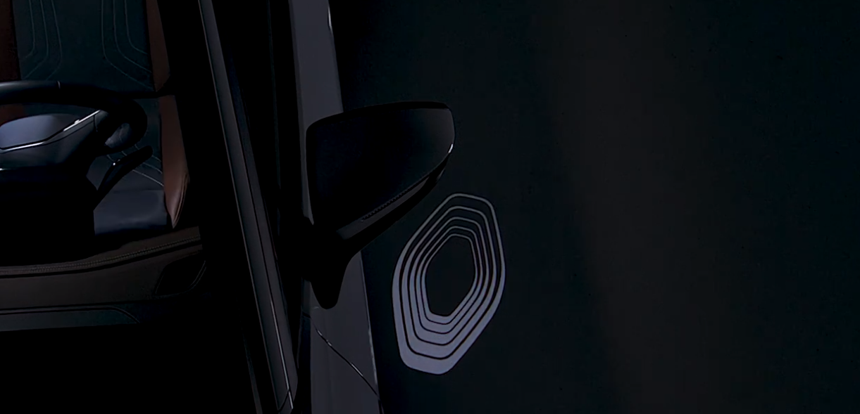 Door handle light & Side mirror projection